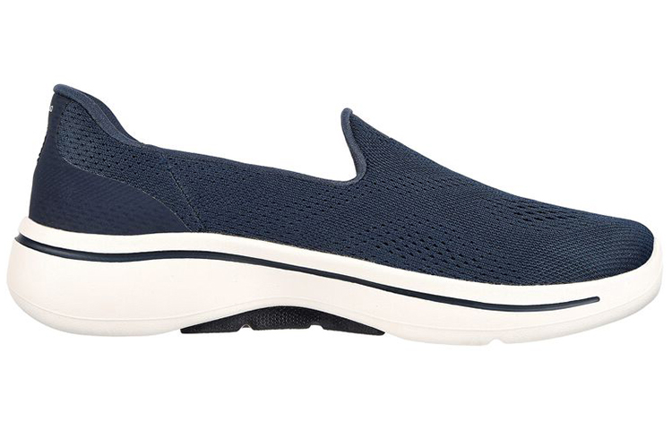 Order (Women) Skechers Go Walk Arch Fit 'Slip-On Casual Blue' 124483-NVY