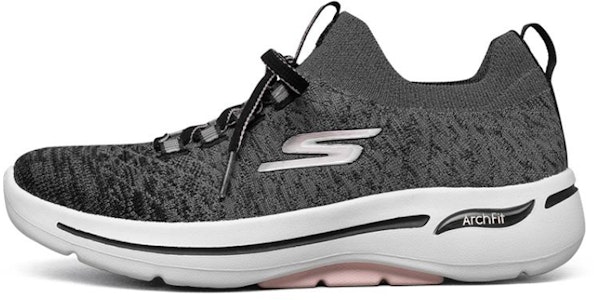 (W) Kasut Larian Skechers Go Walk Arch Fit Kelabu/Putih/Hitam 124407-BKLP Buy (W) Kasut Larian Skechers Go Walk Arch Fit Kelabu/Putih/Hitam 124407-BKLP