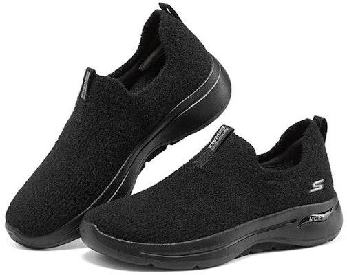 (W) Skechers Go Walk Arch Fit 'Hitam' 124496-BBK Shop (W) Skechers Go Walk Arch Fit 'Hitam' 124496-BBK