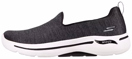 (Women) Skechers Go Walk Arch Fit 'Unlimited Time Black' 124480-BKW (Women) Skechers Go Walk Arch Fit 'Unlimited Time Black' 124480-BKW