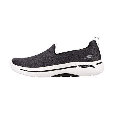 (W) Skechers Go Walk Arch Fit 'Unlimited Time Black'