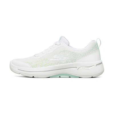 (W) Skechers Go Walk Arch Fit 'White Light Blue'