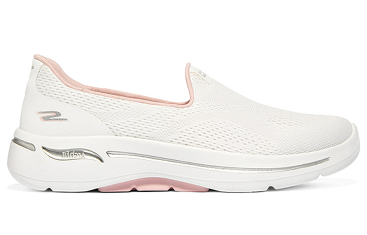 Order (W) Skechers Go Walk Arch Fit 'Blanco Rosa Claro' 124483-WLPK