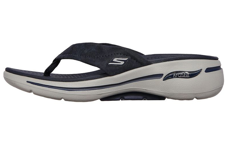 (W) Skechers Go Walk Arch Fit–Astound 'Heathered Blue'