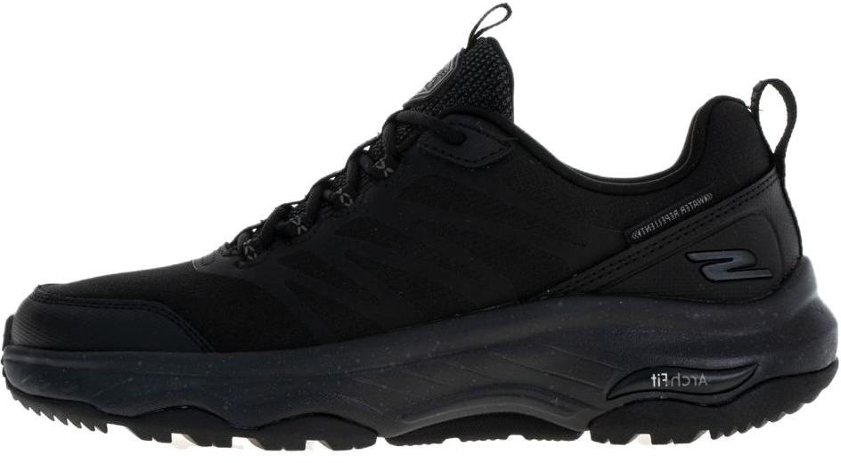 women-skechers-go-walk-arch-fit-black-simplified-all-match-non-slip-breathable-low-top-running-shoe-124441-bbk
