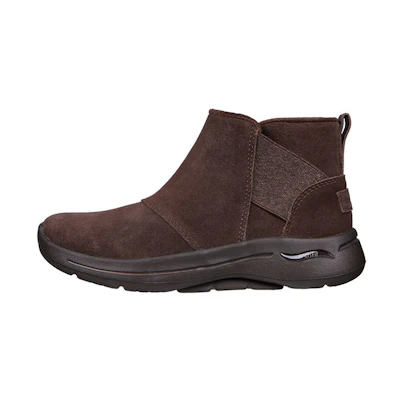(W) Skechers Go Walk Arch Fit Boot 'Brown'