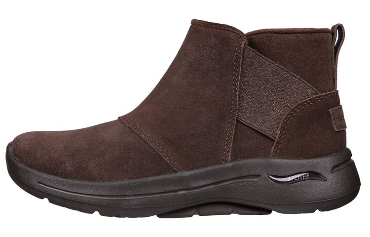 (Women) Skechers Go Walk Arch Fit Boot 'Brown' 144420-CHOC
