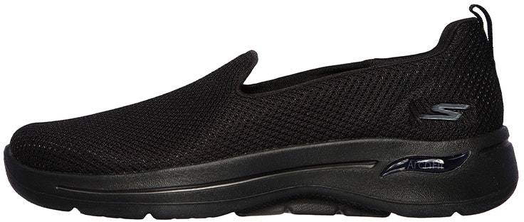 women-skechers-go-walk-arch-fit-grateful-slip-on-breathable-124401-bbk