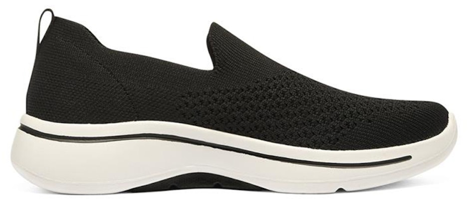 (W) Skechers Go Walk Arch Fit Slip On 'Hitam Putih' 124418-BKW Order (W) Skechers Go Walk Arch Fit Slip On 'Hitam Putih' 124418-BKW