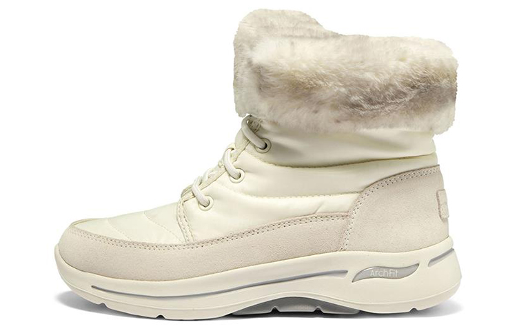 (Women) Skechers Go Walk Arch Fit 'White' 144409-OFWT