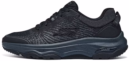 (Women) Skechers Go Walk Arch Fit Outdoor Wild 'Black Navy' 124448-BBK (Women) Skechers Go Walk Arch Fit Outdoor Wild 'Black Navy' 124448-BBK