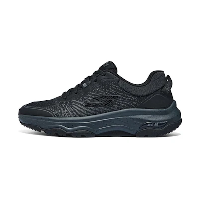 (W) Skechers Go Walk Arch Fit Outdoor Wild 'Black Navy'