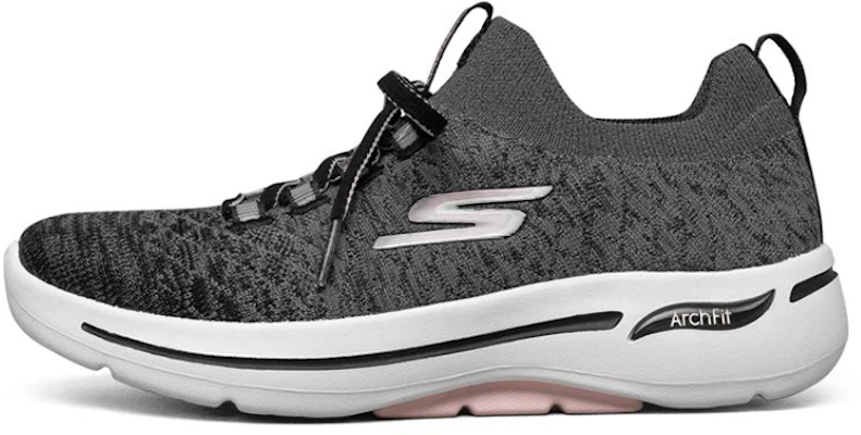 (W) Skechers Go Walk Arch Fit Scarpe Running Grigio/Bianco/Nero 124407-BKLP Buy (W) Skechers Go Walk Arch Fit Scarpe Running Grigio/Bianco/Nero 124407-BKLP