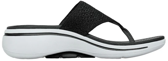 Order (W) Skechers Go Walk Arch Fit Sandale ''Schwarz Weiß'' 140221-BKW