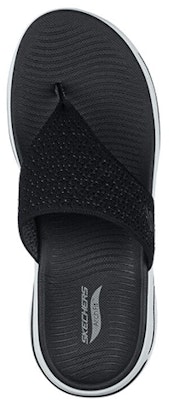 (W) Skechers Go Walk Arch Fit Sandal 'Hitam Putih' 140221-BKW Lookbook (W) Skechers Go Walk Arch Fit Sandal 'Hitam Putih' 140221-BKW