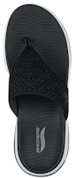 Lookbook (W) Skechers Go Walk Arch Fit Sandale ''Schwarz Weiß'' 140221-BKW