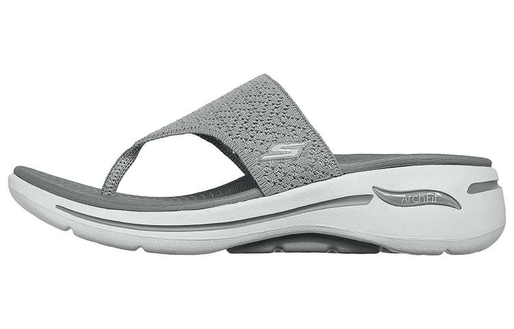 (Women) Skechers Go Walk Arch Fit Sandal 'Grey' 140221-GRY