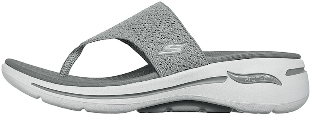 (Women) Skechers Go Walk Arch Fit Sandal 'Grey' 140221-GRY Buy (Women) Skechers Go Walk Arch Fit Sandal 'Grey' 140221-GRY