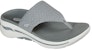 (W) Skechers Go Walk Arch Fit Sandal 'Kelabu' 140221-GRY