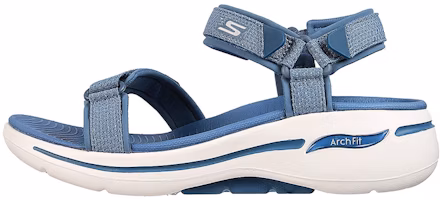 (Women) Skechers Go Walk Arch Fit Sandal 'Light Blue' 140251-BLU (Women) Skechers Go Walk Arch Fit Sandal 'Light Blue' 140251-BLU