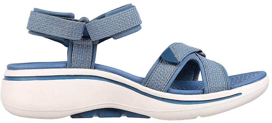 (Women) Skechers Go Walk Arch Fit Sandal 'Light Blue' 140251-BLU Order (Women) Skechers Go Walk Arch Fit Sandal 'Light Blue' 140251-BLU
