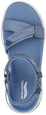 (Women) Skechers Go Walk Arch Fit Sandal 'Light Blue' 140251-BLU Shop (Women) Skechers Go Walk Arch Fit Sandal 'Light Blue' 140251-BLU
