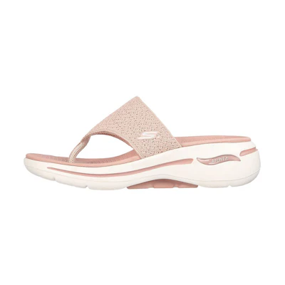 (W) Skechers Go Walk Arch Fit Sandal 'Mauve'