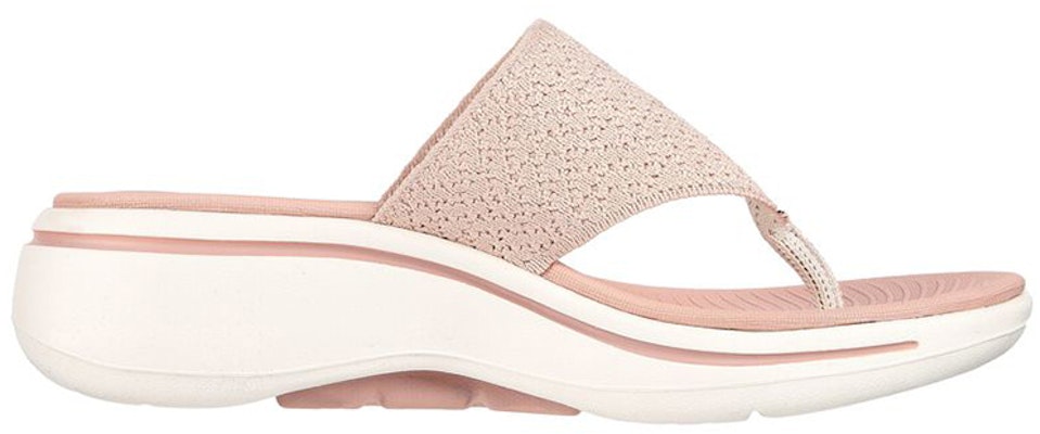 (W) Skechers Go Walk Arch Fit Sandal 'Mauve' Wanita 140221-MVE Order (W) Skechers Go Walk Arch Fit Sandal 'Mauve' Wanita 140221-MVE