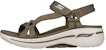 (W) Skechers Go Walk Arch Fit Sandal 'Olive' dalam Bahasa Melayu. 140225-OLV