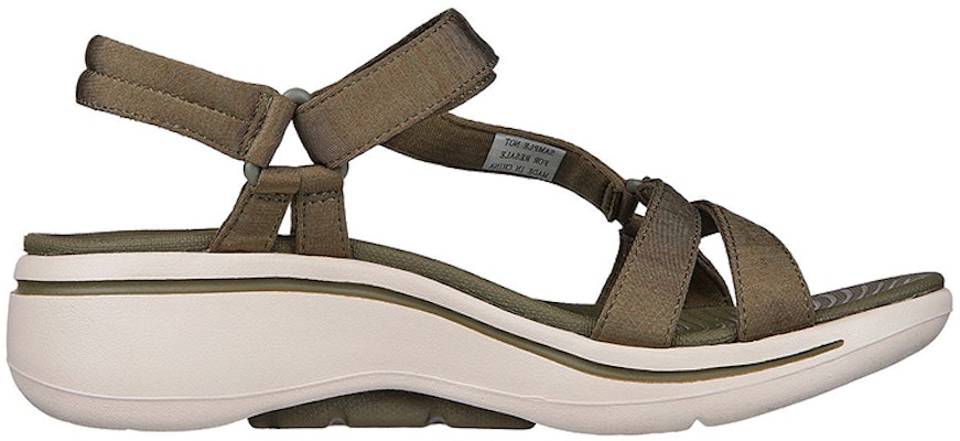 (Women) Skechers Go Walk Arch Fit Sandal 'Olive' 140225-OLV Order (Women) Skechers Go Walk Arch Fit Sandal 'Olive' 140225-OLV