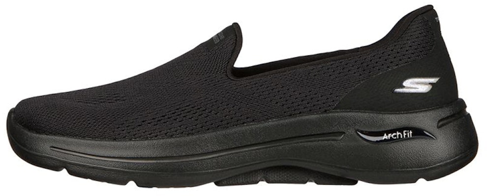 (W) Skechers Go Walk Arch Fit Slip-On 'Hitam' 124483-BBK Buy (W) Skechers Go Walk Arch Fit Slip-On 'Hitam' 124483-BBK