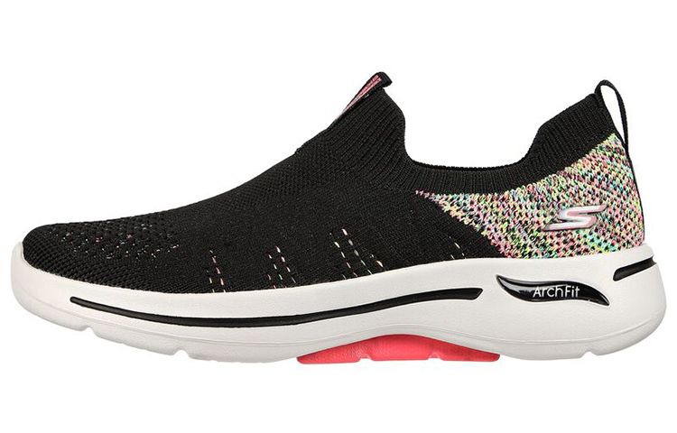 (Women) Skechers Go Walk Arch Fit Slip-On 'Black' 124478-BKMT