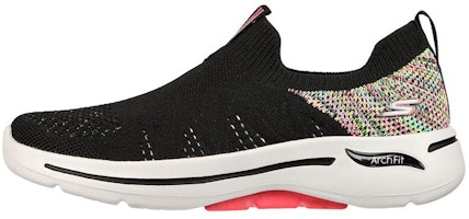 (Women) Skechers Go Walk Arch Fit Slip-On 'Black' 124478-BKMT (Women) Skechers Go Walk Arch Fit Slip-On 'Black' 124478-BKMT