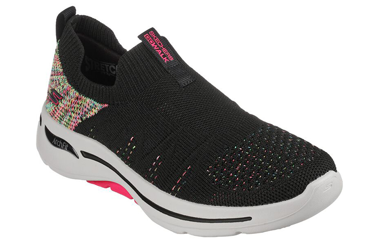 (W) Skechers Go Walk Arch Fit Slip-On 'Black' 圖 3