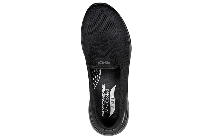 (W) Skechers Go Walk Arch Fit Slip-On 'Black' 圖 4