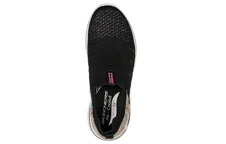 (W) Skechers Go Walk Arch Fit Slip-On 'Black' 圖 4