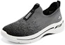 Order (Women) Skechers GO WALK Arch Fit Slip-On 'Black and White' 124873-BKW
