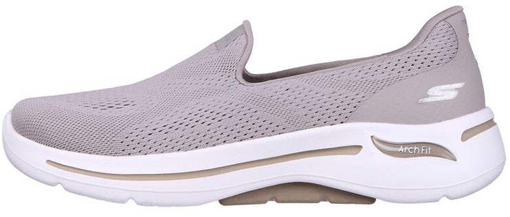 women-skechers-go-walk-arch-fit-slip-on-grey-brown-124483-tpe