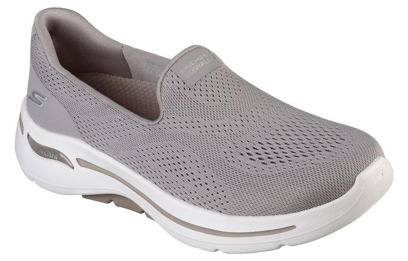 (W) Skechers Go Walk Arch Fit Slip-On 'Grey Brown' 圖 3