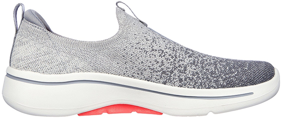 (W) スケッチャーズ GOwalk Arch Fit スリッポン グレー/ピンク 124873-GYCL Order (W) スケッチャーズ GOwalk Arch Fit スリッポン グレー/ピンク 124873-GYCL