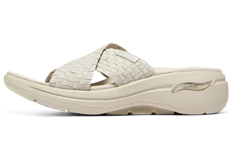 (Women) Skechers Go Walk Arch Fit Slip-On 'Natural Knit' 140235-NAT