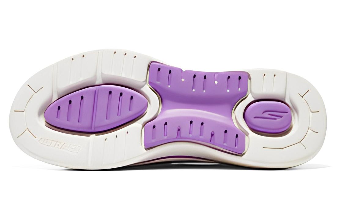 (W) Skechers GO WALK Arch Fit Slip-On 'White Purple' 圖 5