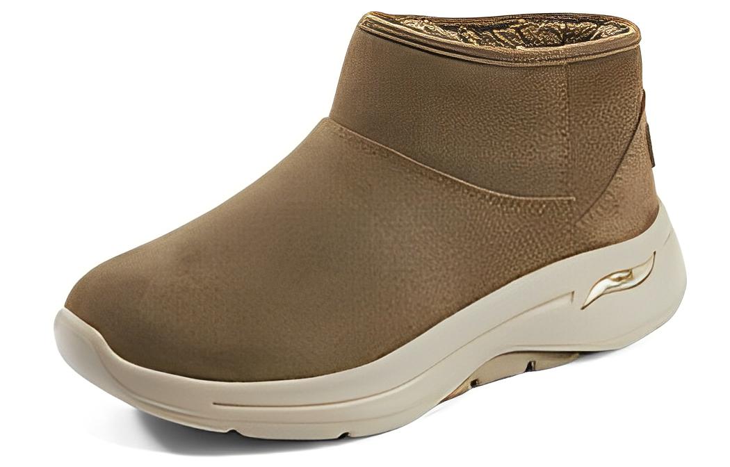 Lookbook (W) レディース スケッチャーズ GO WALK アーチフィット スリッポン ブーツ「ブラウン」144404-BRN 144404-BRN