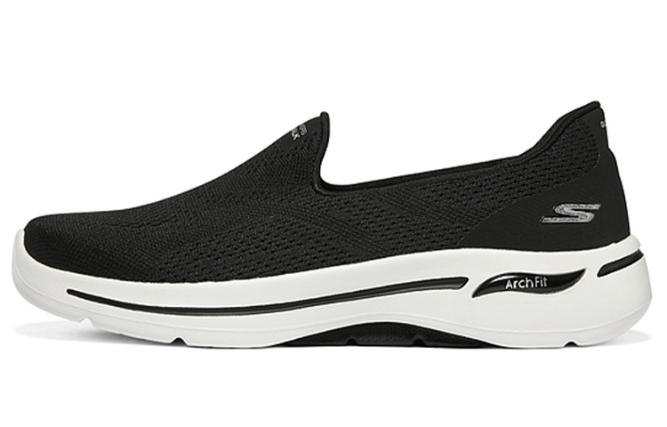 (Women) Skechers Go Walk Arch Fit Slip on 'Black' 124483-BLK