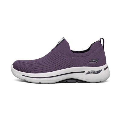 (W) Skechers Go Walk Arch Fit 'Iconic - Purple'