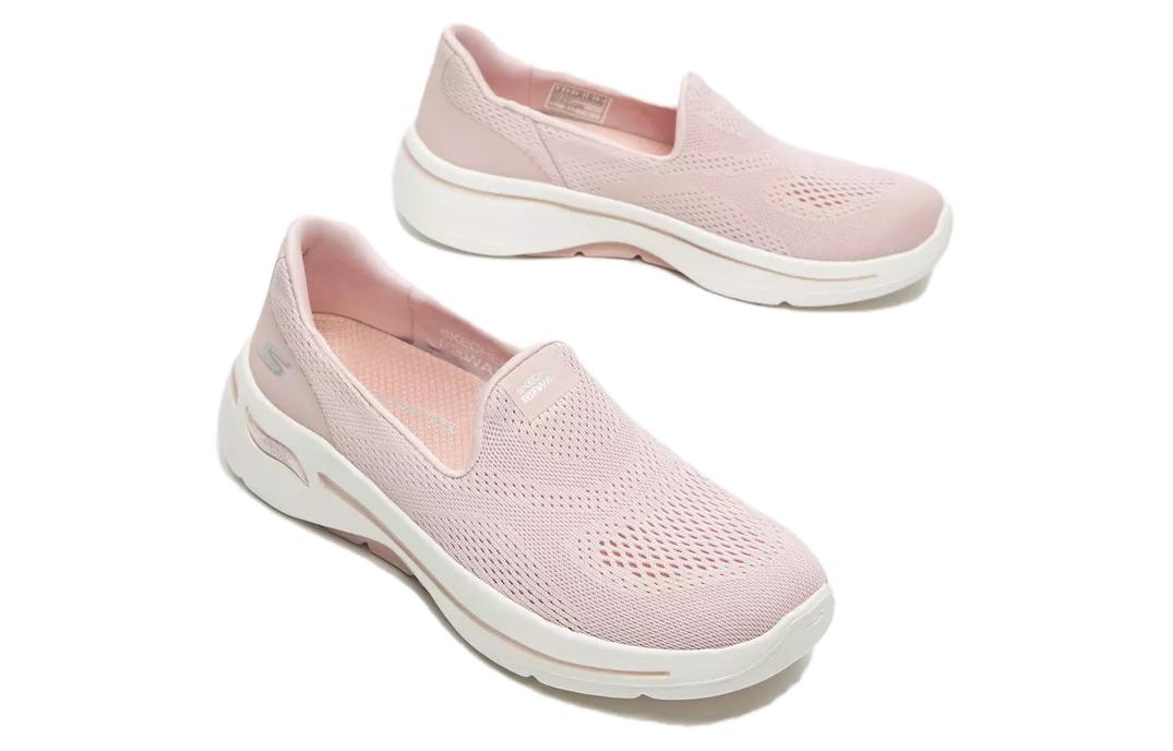 (W) Skechers Go Walk Arch Fit Slip on 'Pink White' 圖 4