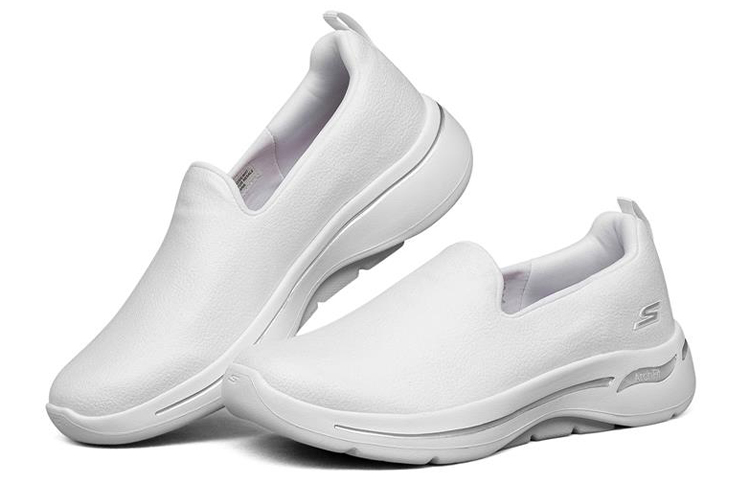 (W) Skechers Go Walk Arch Fit Slip on 'White' 圖 3