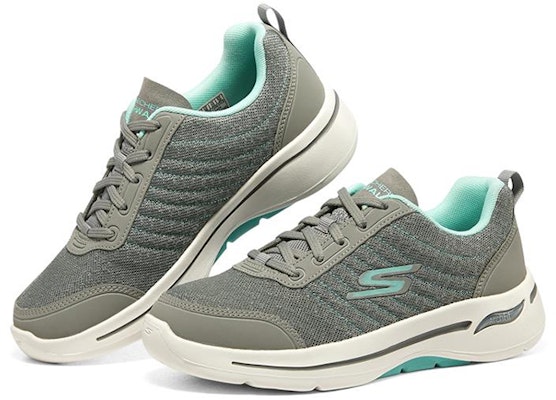 (Women) Skechers Go Walk Arch Fit-True Vision 'Gray Blue' 124484-GYLB Lookbook (Women) Skechers Go Walk Arch Fit-True Vision 'Gray Blue' 124484-GYLB