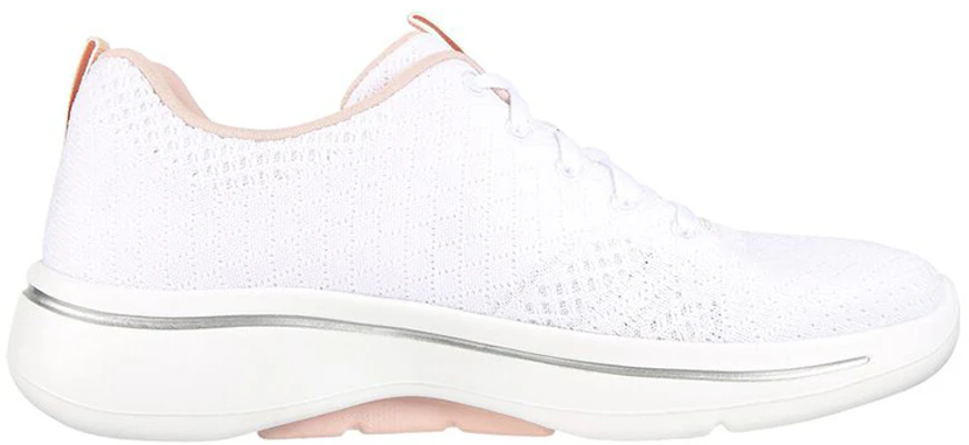 (W) Skechers Go Walk Arch Fit Unify ''Wit Roze'' 124403-WLPK Order (W) Skechers Go Walk Arch Fit Unify ''Wit Roze'' 124403-WLPK
