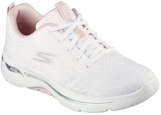 (Women) Skechers Go Walk Arch Fit Unify 'White Pink' 124403-WLPK Lookbook (Women) Skechers Go Walk Arch Fit Unify 'White Pink' 124403-WLPK